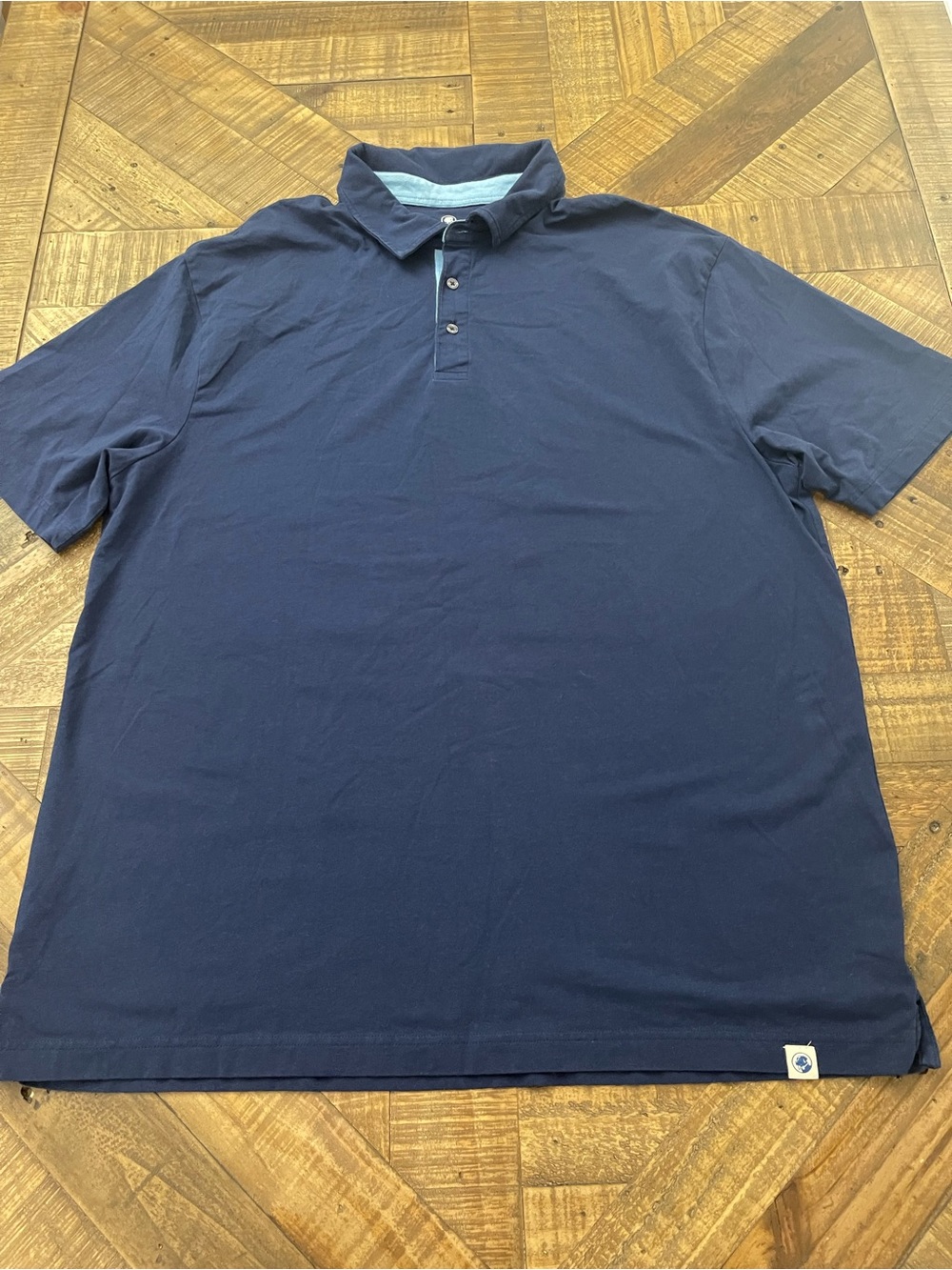 Southern Proper Men's Performance Golf Polo Shirt - Navy Blue